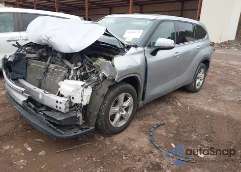 2022 Toyota Highlander Le from USA, damaged, VIN 5TDZZRAH5NS132715